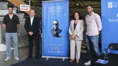 Bel&eacute;n do Campo, Gonzalo Castro, Ra&uacute;l Andrade y Antonio Casal en el acto de presentaci&oacute;n del concierto Yandel sinf&oacute;nico.