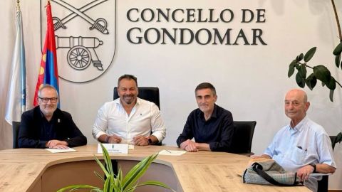 O convenio foi asinado pola Editorial Galaxia, o Concello de Gondomar e o Instituto de Estudos Mi�or�ns.
