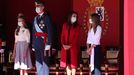 La reina Letizia rompe la tradici�n en la fiesta del 12O
