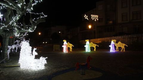 En Carballeda de Valdeorras hay un beln luminoso