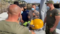 Sesi�n t�cnica en la base naval de A Gra�a. Armada