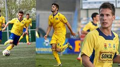 Jorge Ortiz, Hector Verd�s y N�stor Susaeta en el Alcorc�n