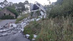 Imagen de la parte posterior de la caseta en la que est� el transformador