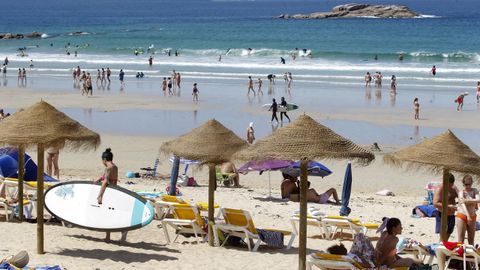 Playa de A Lanzada, en O Grove