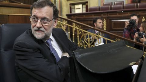 Rajoy al ser preguntado por la falta de apoyos al decreto de la estiba: ��Qu� cosas!�