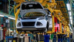Imagen de archivo de la f�brica de coches de Ford en Valencia. 