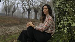 �O tempo non � ouro, � ouro o que facemos con el�, di Ant�a Otero, na imaxe este Nadal en Santiago.