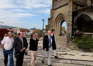 El director xeral, Jos� Manuel Rey Pichel, visit� ayer el inmueble para comprobar los problemas