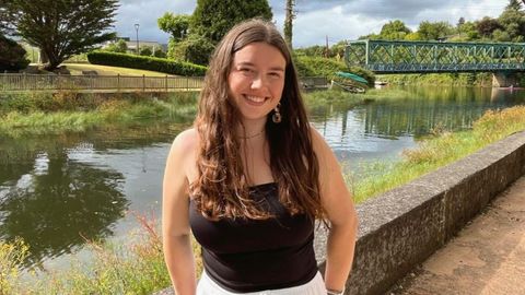 Yessica Varela vén de rematar segundo de Economía no campus de Elviña