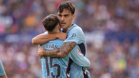 Miguel Román está viviendo su primera temporada con el primer equipo del Celta.