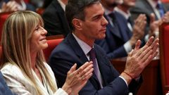 Bego�a G�mez y Pedro S�nchez, en una imagen de archivo.
