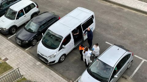 Vacunación en el Autovac de Trevías