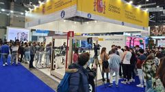 Puesto del Polit�cnico de Santiago que representa esta semana a la FP espa�ola en el Sal�n Internacional del Estudiante, en Madrid