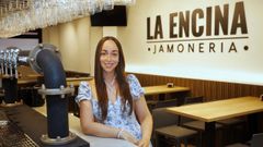 Alba Ma�ana, en la jamoner�a La Encina que ma�ana empezar� a funcionar en el 11 de la Avenida do Ferrocarril