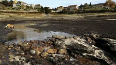 As� estaba el embalse de abastecimiento de Eiras durante la sequ�a del 2017