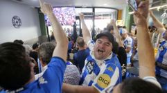 Las fotos de la fiesta de Monforte por el ascenso del Deportivo