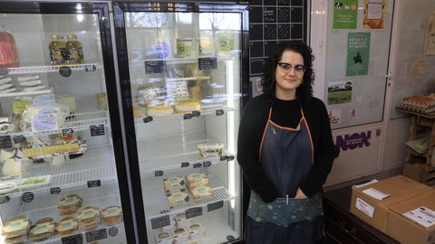 Marta Pérez, de la tienda de productos de cercanía y ecológicos Bico de Grao en Lugo