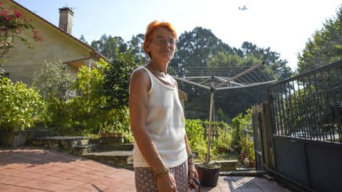 Ana Paula Valença Martins Vieira, vecina de Paradellas y desalojada de su casa por el incendio de Cobres, pudo regresar a su vivienda