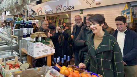 Ana Pontn visitou a Praza de Abastos de Lugo