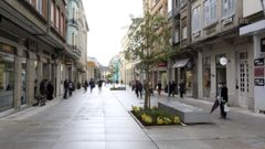 Calle comercial de Lugo