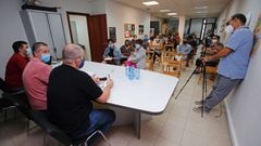 Una asamblea de la Fanpa, en septiembre del 2020, sobre los comedores escolares