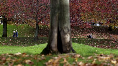 Oto&ntilde;o en un parque de A Coru&ntilde;a