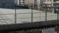 Instalaciones deportivas en un colegio de la ciudad.