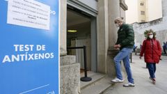 El Sergas reabri� esta semana el punto fijo para la realizaci�n de test de ant�genos gratuitos en Lugo