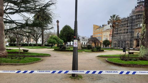 Cierre de los parques municipales en Ribadeo