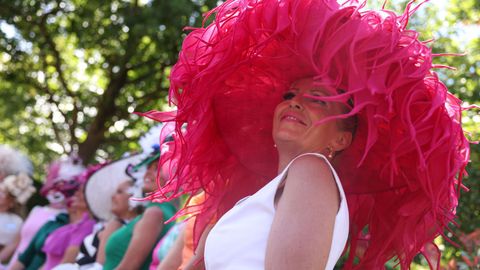 Asistentes a las carreras de Ascot