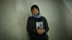 Claudia Pieiro, durante una visita a Galicia en el 2017