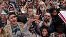 Manifestaci�n de apoyo a los hut�es en San� y contra el Gobierno de Arabia Saud�
