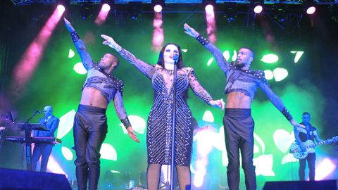 El concierto de Fangoria abarrotó la plaza
