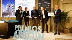 Fern�ndez-Cervera ?en la imagen, junto a Alfonso Rueda? fue uno de los premiados en la gala