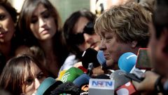 Mar�a Teresa Mesa, amiga y portavoz de la familia