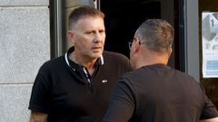 Miguel ngel Snchez, el da de la asamblea de trabajadores en la que aprobaron desconvocar la huelga de la basura, en agosto del 2024