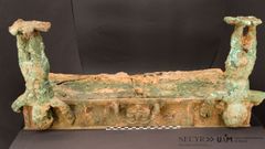 Carro de bronce de origen etrusco descubierto en Badajoz