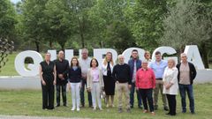 Jos� Luis Rivera (en el centro) con los dem�s integrantes de su candidatura electoral