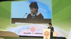 Isabel Cela� presidi� la inauguraci�n, el pasado noviembre, del congreso de Escuelas Cat�licas. All� fue donde dijo que el derecho a la educaci�n concertada no emanaba de la Constituci�n