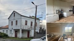 Antigua escuela unitaria de Santa Marta de Bab�o, en Bergondo