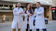 El traumatólogo Ovidio Alonso Baena, la neumóloga Marta Torres y el radiólogo David Pereira, nuevas incorporaciones en el Hospital Quironsalud Miguel Domínguez de Pontevedra
