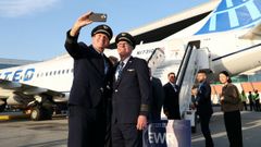 Lavacolla reabre con el vuelo inaugural de la nueva ruta Santiago-Nueva York
