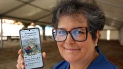 Susana Fern�ndez, con el anuncio de la publicaci�n de su nuevo libro
