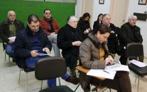 A la cita en A Malata acudieron los habituales de todas las asambleas racinguistas. 