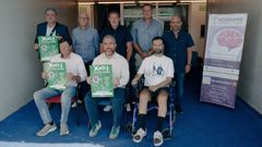 La presentaci�n del partido solidario entre la UD Ourense y una selecci�n provincial a favor de Aodemper se realiz� en O Couto.