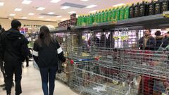 Los supermercados del norte de Italia se estan desabasteciendo
