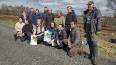 El  director do Instituto de Estudos do Territorio particip� en el inici� de la plantaci�n de 1.100 �rboles en Fisteus, en Curtis.