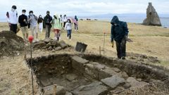 Alumnos de distintos colegios visitaron las excavaciones de la torre de San Sadurni�o
