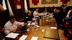 Junta local de seguridad en el Ayuntamiento de A Coru�a