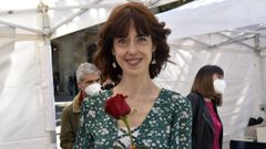 Irene Vallejo, tras un encontro con lectores hai unhas semanas no Sant Jordi en Barcelona